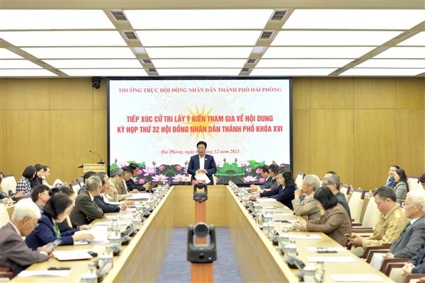 Thường trực HĐND thành phố tiếp xúc cử tri chuẩn bị Kỳ họp thường lệ cuối năm 2025, HĐND thành phố khóa XVI