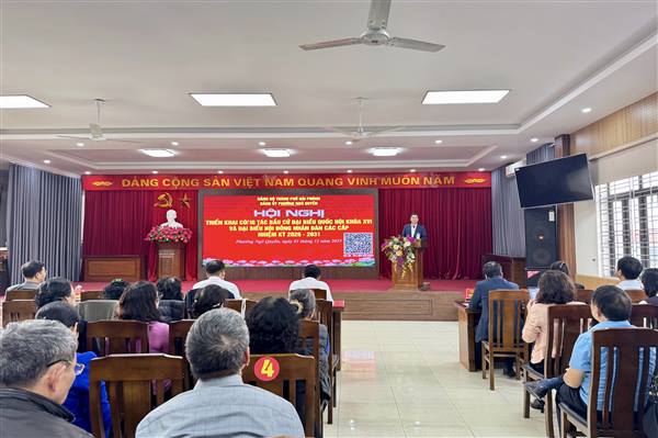 Phường Ngô Quyền triển khai công tác bầu cử đại biểu Quốc hội khóa XVI và đại biểu HĐND các cấp nhiệm kỳ 2026–2031