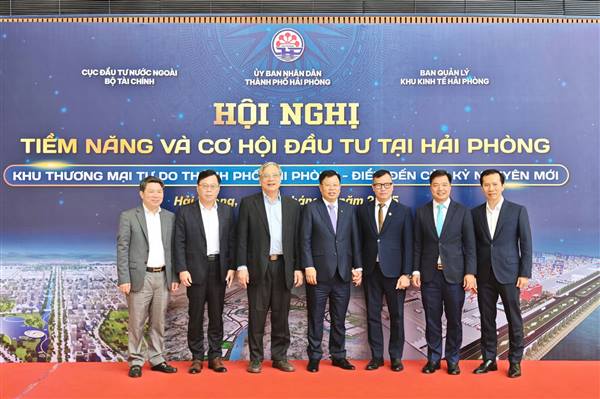 Hội nghị Xúc tiến đầu tư với chủ đề “Khu thương mại tự do thành phố Hải Phòng - Điểm đến của kỷ nguyên mới”