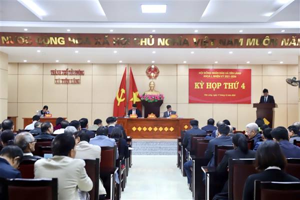 HĐND xã Tiên Lãng quyết định các mục tiêu, nhiệm vụ và giải pháp thực hiện năm 2026