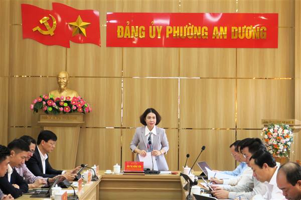 Đảng ủy phường An Dương đánh giá toàn diện kết quả thực hiện nhiệm vụ công tác năm 2025