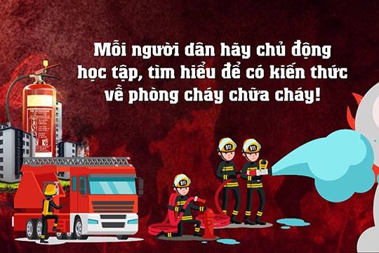 Tăng cường công tác phòng cháy, chữa cháy, ngăn ngừa nguy cơ cháy nổ từ đốt rác, phế liệu