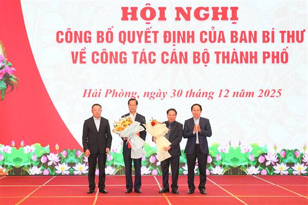 Điều động đồng chí Nguyễn Anh Tuấn Chủ nhiệm Ủy ban Kiểm tra Tỉnh ủy Ninh Bình giữ chức Chủ nhiệm Ủy ban Kiểm tra Thành ủy Hải Phòng, nhiệm kỳ 2025 - 2030