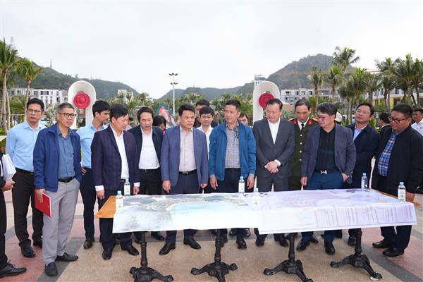 Chủ tịch UBND thành phố Lê Ngọc Châu kiểm tra tiến độ các dự án du lịch trọng điểm tại đặc khu Cát Hải