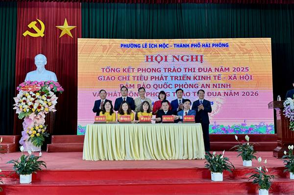 Phường Lê Ích Mộc: Đột phá thi đua làm động lực hiện thực hóa khát vọng phát triển bền vững năm 2026
