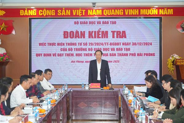 Ngành Giáo dục và Đào tạo Hải Phòng triển khai thực hiện Thông tư 29 đảm bảo hiệu quả, sát thực tiễn