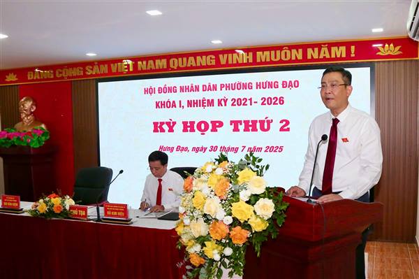 HĐND phường Hưng Đạo quyết tâm thực hiện các Nghị quyết thúc đẩy phát triển kinh tế – xã hội 6 tháng cuối năm 2025