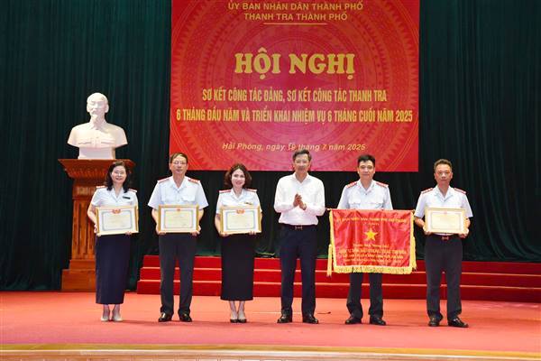 Thanh tra thành phố sơ kết công tác 6 tháng đầu năm, triển khai nhiệm vụ 6 tháng cuối năm 2025