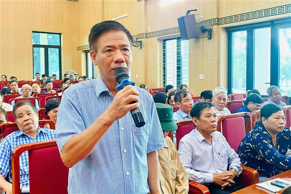 Phường Tân Hưng tổ chức Hội nghị tiếp xúc cử tri trước Kỳ họp thứ 2 HĐND phường khóa XXIV, nhiệm kỳ 2021–2026