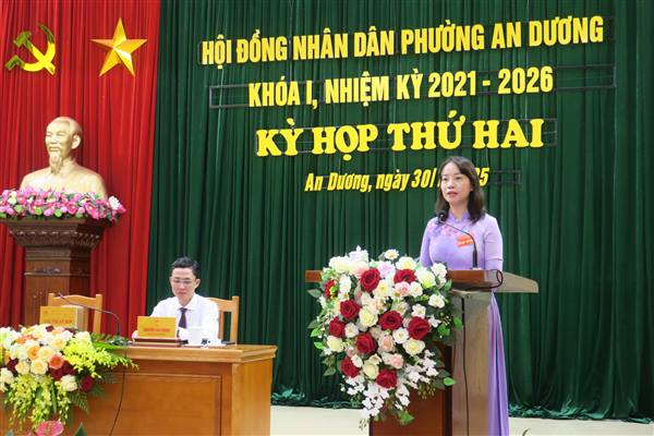 HĐND phường An Dương tập trung triển khai Nghị quyết, quyết tâm hoàn thành các mục tiêu phát triển năm 2025