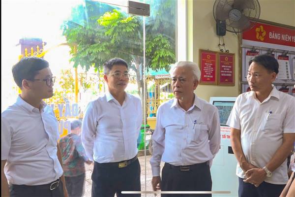 Trưởng Ban Nội chính Thành ủy làm việc với Đảng uỷ xã Tiên Lãng về vận hành chính quyền địa phương 2 cấp và công tác chuẩn bị Đại hội Đảng bộ xã lần thứ I, nhiệm kỳ 2025 - 2030