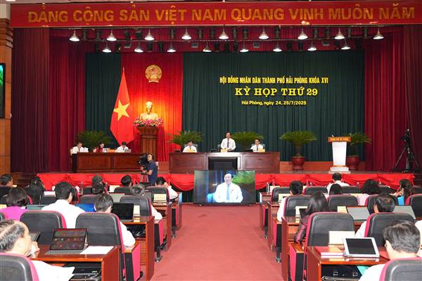 Thông qua 16 Nghị quyết tại Kỳ họp thứ 29 - Kỳ họp thường lệ giữa năm 2025, HĐND thành phố khóa XVI, nhiệm kỳ 2021 - 2026