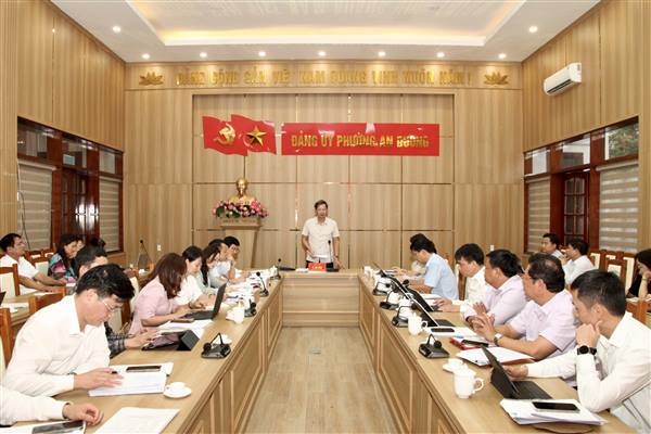 Các phường An Dương, An Hải tập trung hoàn thiện văn kiện, chuẩn bị Đại hội Đảng bộ chu đáo, đúng tiến độ và quy định