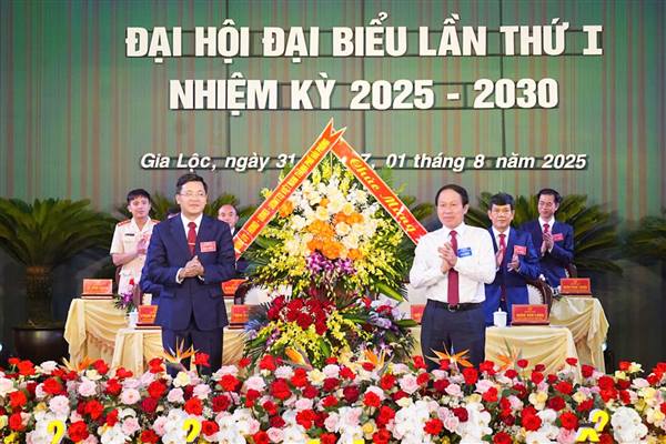 Đảng bộ xã Gia Lộc tổ chức thành công Đại hội điểm Khối Đảng bộ các xã của thành phố Hải Phòng