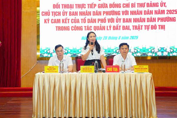 Phường Hải An đối thoại giữa người đứng đầu cấp ủy, chính quyền với Nhân dân 

