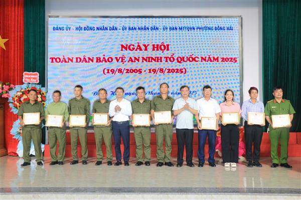 Phường Đông Hải phát huy hiệu quả phong trào Toàn dân bảo vệ an ninh Tổ quốc, xây dựng địa bàn an toàn, phát triển bền vững 