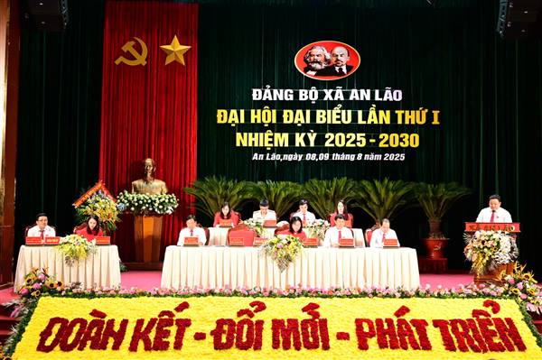 Đảng bộ xã An Lão đặt mục tiêu đổi mới phương thức lãnh đạo, xây dựng chính quyền phục vụ hiệu quả, phát triển nhanh và bền vững