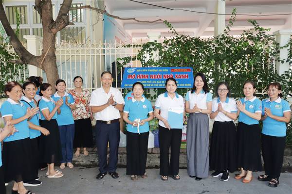 Hội LHPN phường An Biên ra mắt mô hình “Ngôi nhà xanh” nâng cao ý thức trong việc phân loại rác thải sinh hoạt tại nguồn
