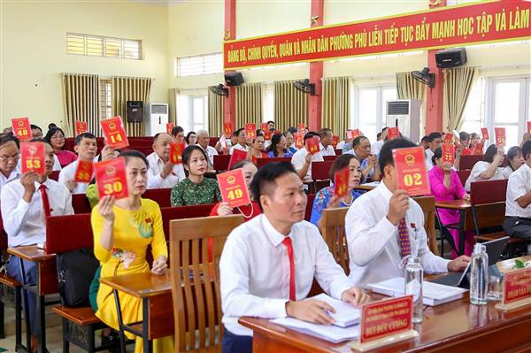 Kỳ họp thứ ba HĐND phường Phù Liễn thông qua Nghị quyết phát triển kinh tế - xã hội, quốc phòng - an ninh 6 tháng cuối năm 2025




