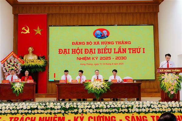 Phiên trù bị Đại hội Đảng bộ xã Hùng Thắng lần thứ XXIV bàn giải pháp phát triển giai đoạn 2025–2030