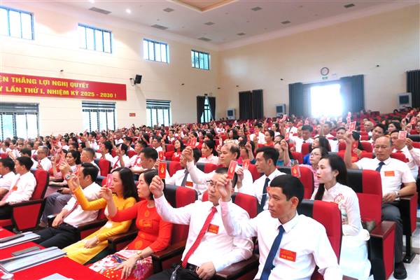 225 đại biểu tham gia phiên trù bị Đại hội Đảng bộ xã Kiến Thụy lần thứ I, nhiệm kỳ 2025 - 2030