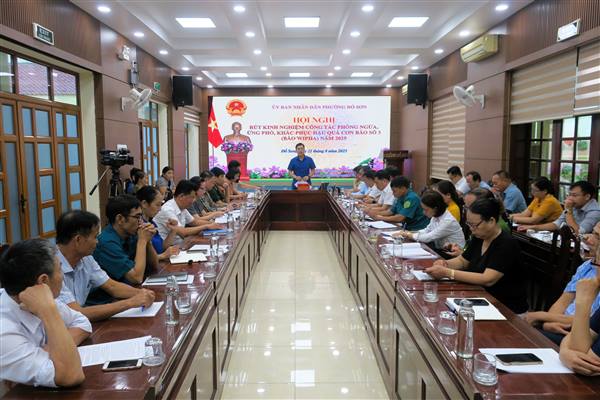 Phường Đồ Sơn chủ động ứng phó với các tình huống thiên tai khi mùa mưa bão đang đến gần