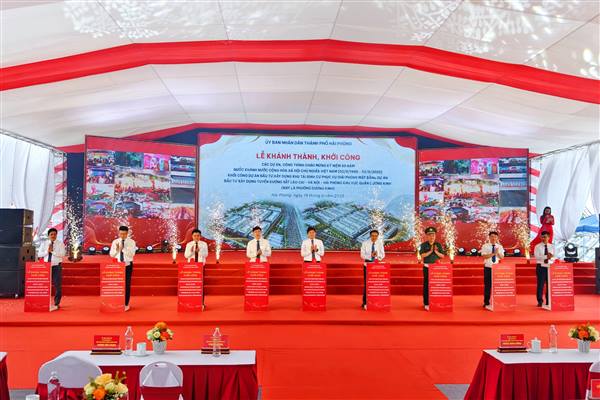 Khởi công Dự án Khu tái định cư phục vụ giải phóng mặt bằng tuyến đường sắt Lào Cai – Hà Nội – Hải Phòng tại phường Dương Kinh