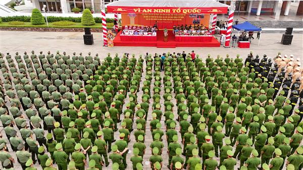 Công an thành phố Hải Phòng ra quân Đợt cao điểm trấn áp tội phạm, bảo đảm an ninh phục vụ Đại hội Đảng và các sự kiện trọng đại