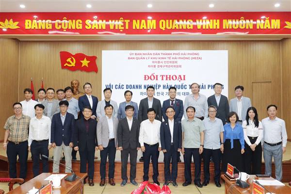 Ban Quản lý Khu kinh tế Hải Phòng đối thoại với các doanh nghiệp Hàn Quốc nhằm kịp thời hỗ trợ, giải quyết các kiến nghị