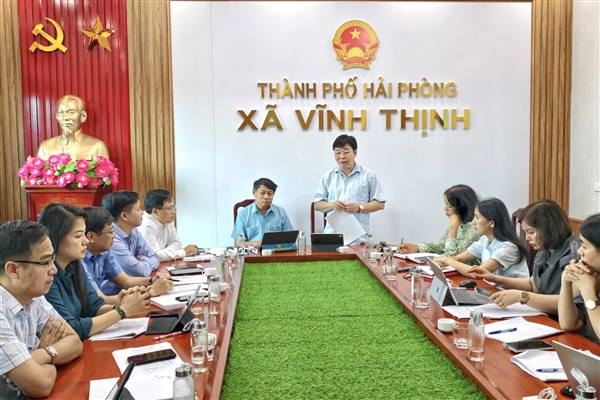 Ban Đô thị HĐND thành phố giám sát về kết quả thực hiện Chương trình mục tiêu quốc gia xây dựng nông thôn mới tại xã Vĩnh Thịnh