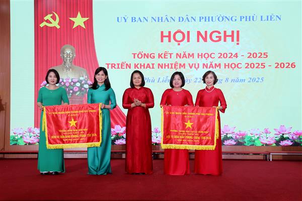 Phường Phù Liễn tổng kết năm học 2024-2025, triển khai nhiệm vụ năm học 2025-2026