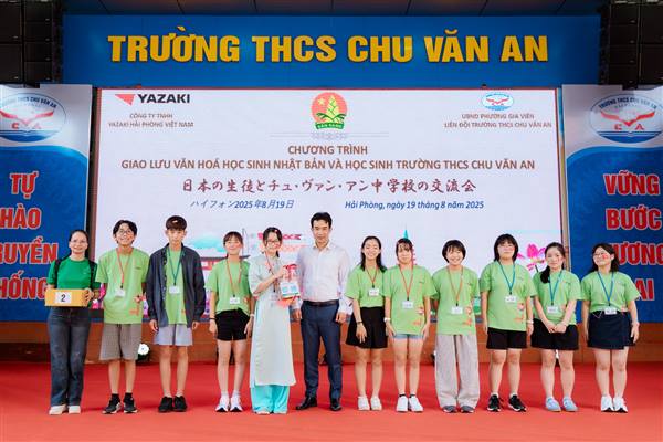 Chuyên đề Đội cấp thành phố “Giao lưu văn hóa học sinh Nhật Bản và học sinh trường THCS Chu Văn An” năm 2025