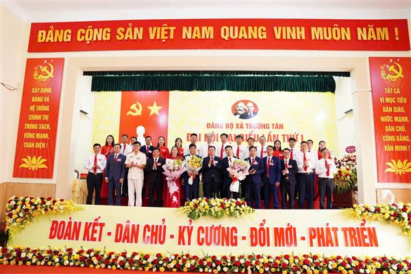 Đại hội Đảng bộ xã Trường Tân: Xác định 3 khâu đột phá về xây dựng đội ngũ cán bộ, phát triển hạ tầng và chuyển đổi số nhiệm kỳ 2025 - 2030