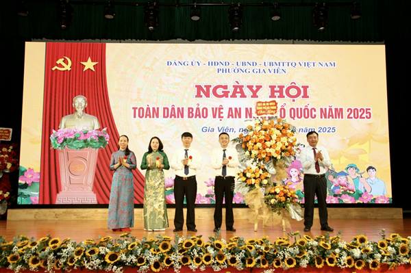 Phường Gia Viên tổ chức “Ngày hội toàn dân bảo vệ an ninh Tổ quốc” điểm năm 2025