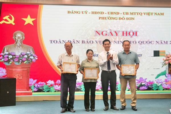 Phường Đồ Sơn tổ chức Ngày hội Toàn dân bảo vệ an ninh Tổ quốc