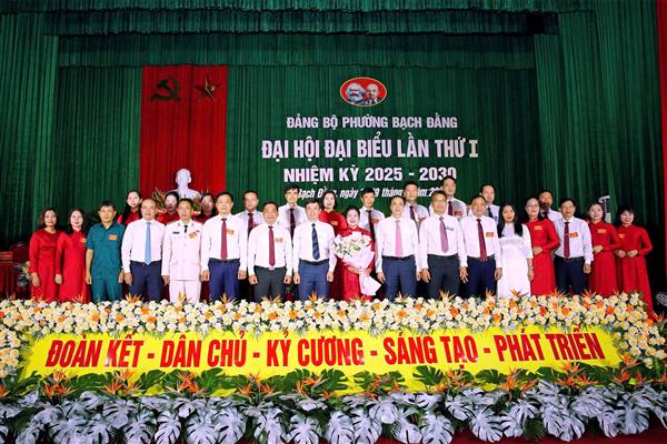 Đại hội Đảng bộ phường Bạch Đằng lần thứ I, nhiệm kỳ 2025 - 2030: Phát huy tiềm năng lợi thế, xây dựng đô thị xanh, văn minh, hiện đại