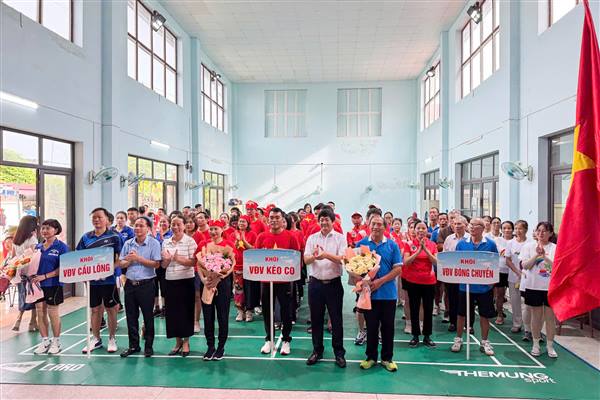 Phường Gia Viên giao lưu các Câu lạc bộ thể thao chào mừng thành công Đại hội Đảng bộ phường lần thứ I