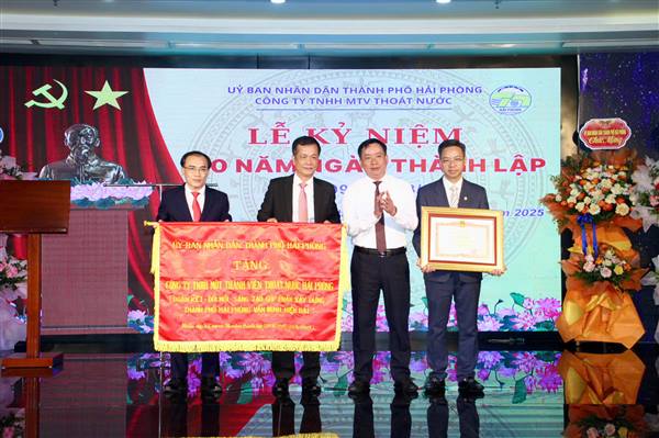 Công ty TNHH MTV Thoát nước Hải Phòng 30 năm góp phần cho thành phố sạch đẹp và phát triển bền vững