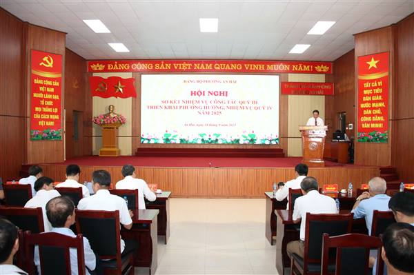 Đảng ủy phường An Hải phát huy vai trò lãnh đạo trên tất cả các lĩnh vực công tác 