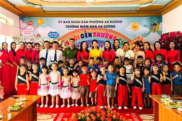 Hơn 17.000 học sinh phường An Dương bước vào năm học mới 2025 - 2026