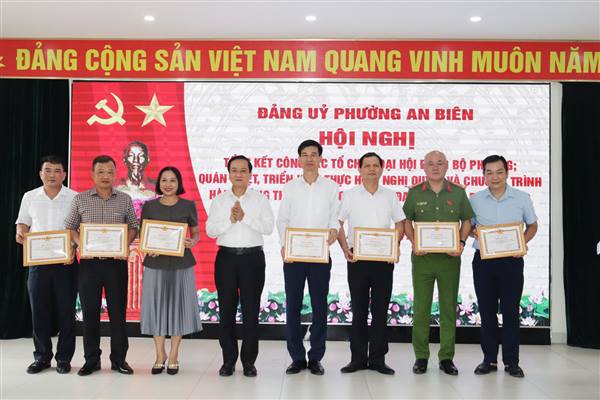 Phường An Biên tổng kết công tác tổ chức Đại hội đại biểu Đảng bộ phường lần thứ I, nhiệm kỳ 2025 - 2030