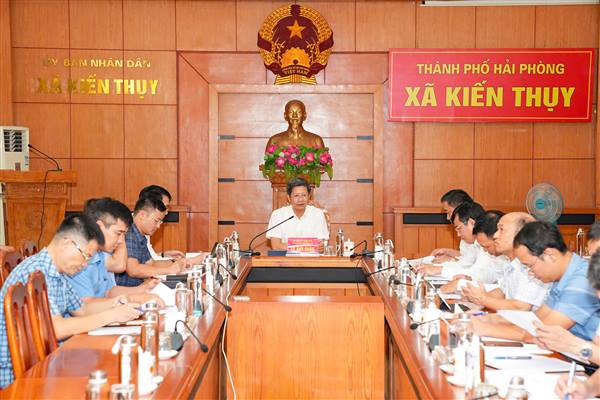 Đẩy nhanh tiến độ giải ngân vốn đầu tư công năm 2025 tại khu vực Kiến Thụy