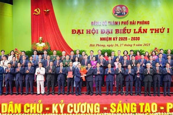 Đồng chí Lê Tiến Châu giữ chức Bí thư Thành ủy Hải Phòng, nhiệm kỳ 2025-2030