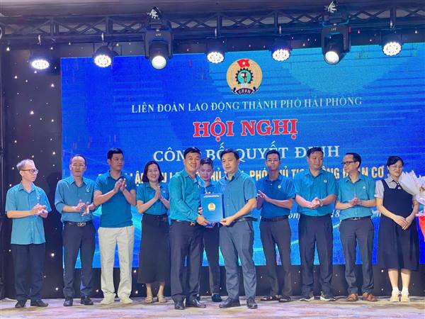 Ra mắt Câu lạc bộ Chủ tịch, Phó Chủ tịch Công đoàn cơ sở các khu công nghiệp phía Tây Hải Phòng