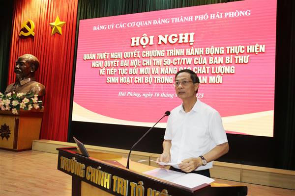 Quán triệt và triển khai chương trình hành động thực hiện Nghị quyết Đại hội Đảng bộ Các cơ quan Đảng thành phố lần thứ I, nhiệm kỳ 2025-2030