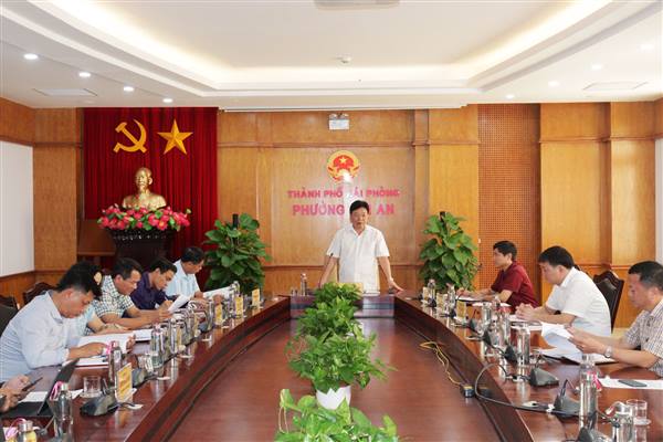 Giám sát chuyên đề về công tác tiêu thoát nước và xử lý nước thải đô thị trên địa bàn phường Hải An