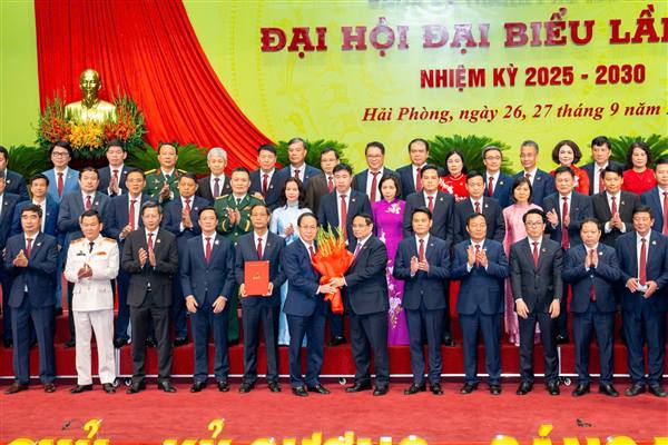 Đồng chí Lê Tiến Châu giữ chức Bí thư Thành ủy Hải Phòng, nhiệm kỳ 2025-2030