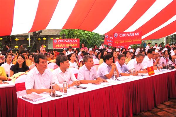 Đông đảo học sinh tham gia Cuộc thi “Tìm hiểu Di tích Văn Miếu - Quốc Tử Giám và Di sản văn hóa Hải Phòng”