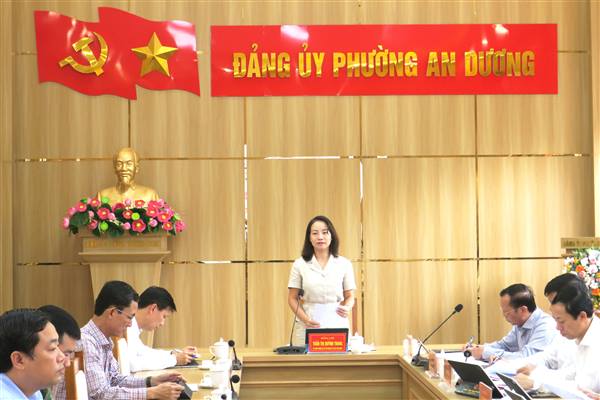 Quyết tâm triển khai Nghị quyết xây dựng phường An Dương trở thành phường không ma túy