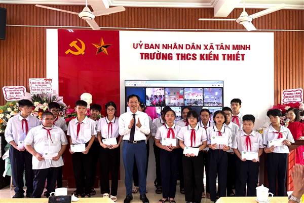 Hơn 5.600 học sinh từ bậc Mầm non đến THCS trên địa bàn xã Tân Minh bước vào năm học mới 2025-2026
